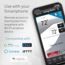 Honeywell Home RTH9585WF1004 Wi-Fi Smart Color Thermostat, 7 Day Programmable, Touch Screen, Energy Star, Alexa Ready