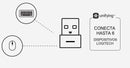 Logitech USB Unifying Receiver, 2.4 GHz Wireless Technology, USB Plug Compatible with all Logitech Unifying Devices like Wireless Mouse and Keyboard, PC / Mac / Laptop - Black