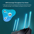 TP-Link AX3000 WiFi 6 Router – 802.11ax Wireless Router, Gigabit, Dual Band Internet Router, Supports VPN Server and Client, OneMesh Compatible (Archer AX55) (AX3000, WiFi 6 Router)