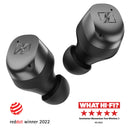 Sennheiser MOMENTUM True Wireless 3 Earbuds -Bluetooth In-Ear Headphones for Music and Calls with ANC, Multipoint connectivity, IPX4, Qi charging, 28-hour Battery Life Compact Design - Graphite (Graphite)
