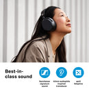 Sennheiser Momentum 4 Wireless Headphones - Bluetooth Headset for Crystal-Clear Calls with Adaptive Noise Cancellation, 60h Battery Life, Lightweight Folding Design - Black ) (Black)