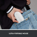 Logitech Pebble M350 Wireless Mouse with Bluetooth or USB - Silent, Slim Computer Mouse with Quiet Click for iPad, Laptop, Notebook, PC and Mac - Off White (Off White, Mouse)- OPEN-BOX