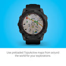 Garmin Fenix 7X Sapphire Solar Smart Watch - Black