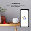 Google Nest WiFi Router – 4x4 AC2200 Mesh Wi-Fi Router with 2200 sq ft Coverage - OPEN-BOX