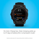 Garmin Fenix 7X Sapphire Solar Smart Watch - Black