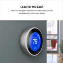 Google Nest Learning Thermostat - 3rd Generation - Programmable Smart Thermostat for Home - Stainless Steel (Like New)