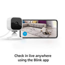 Blink Mini - Indoor Plug-In Smart Security Camera - White