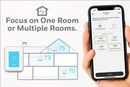 Honeywell Home T9 WIFI Smart Thermostat with 1 Smart Room Sensor, Touchscreen Display, Alexa and Google Assist