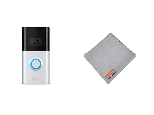 Ring - Video Doorbell 3 - Satin Nickel (Refurbished)