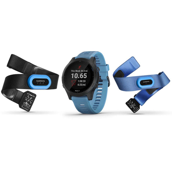 Garmin Forerunner 945 Bundle, Premium GPS Running/Triathlon Smartwatch with Music - Blue