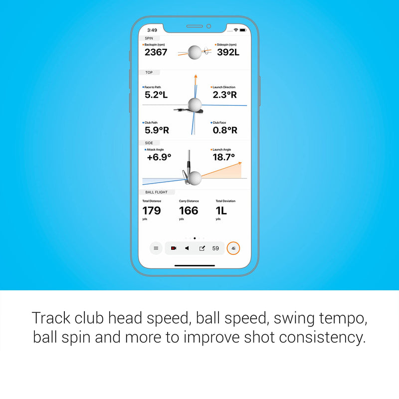 Garmin Approach R10, Portable Golf Launch Monitor, Take Your Game Home, Indoors or to The Driving Range, Up to 10 Hours Battery Life