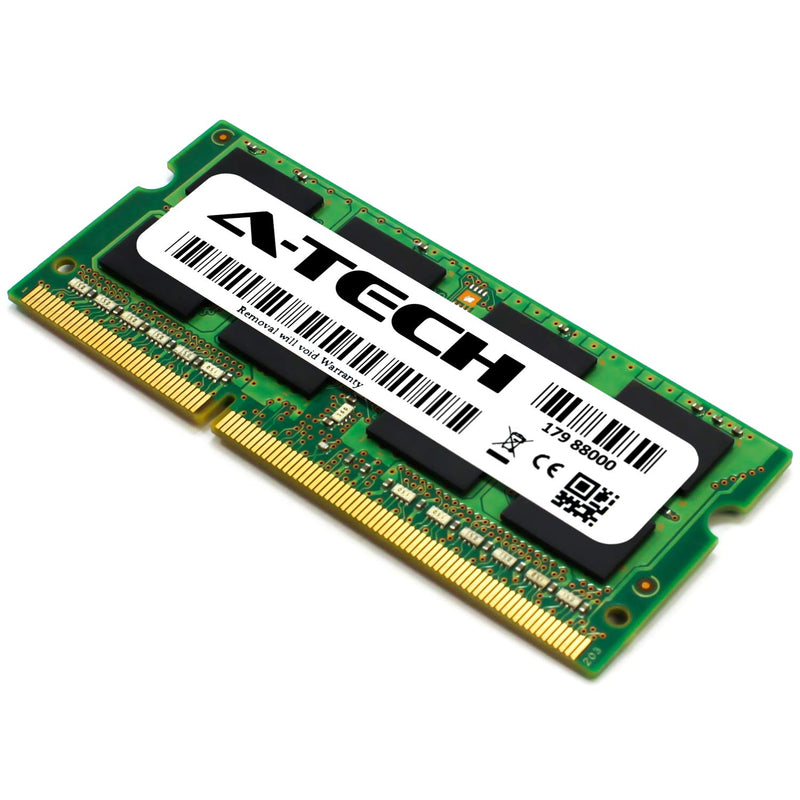 A-Tech 4GB DDR3 1600MHz PC3-12800 CL11 SODIMM 204-Pin Non-ECC SO-DIMM Laptop, Notebook RAM Memory Module