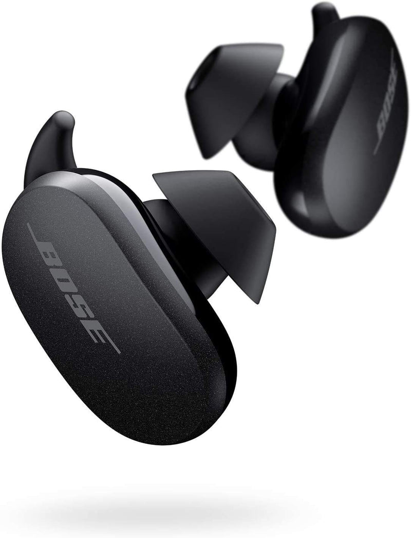 Bose QuietComfort Noise Cancelling Earbuds - Bluetooth Wireless Earphones, Triple Black, the World's Most Effective Noise Cancelling Earbuds