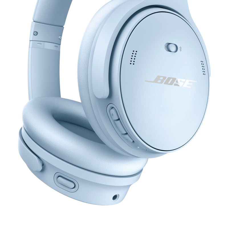 Bose QuietComfort Wireless Noise Cancelling Headphones, Bluetooth Over Ear Headphones with Up to 24 Hours of Battery Life, Moonstone Blue - Limited Edition (Renewed)