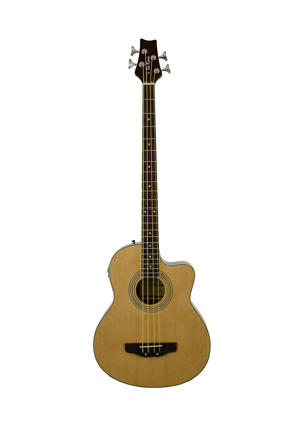 De Rosa GAB47 4 String Cutaway Acoustic-Electric Bass Guitar-NATURAL