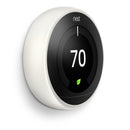Google Nest Learning Thermostat - 3rd Gen (2015) - Programmable Smart Thermostat for Home - Works with Alexa - White
