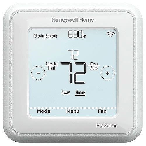 Honeywell Home TH6320ZW2007/U Z-Wave T6 Pro Programmable Thermostat with SmartStart, Low Voltage, UWP Mount, White