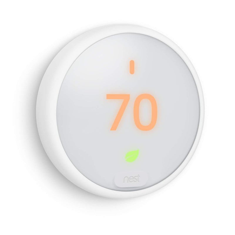 Refurbished Google, T4000ES, Nest Thermostat E, Smart Thermostat, White