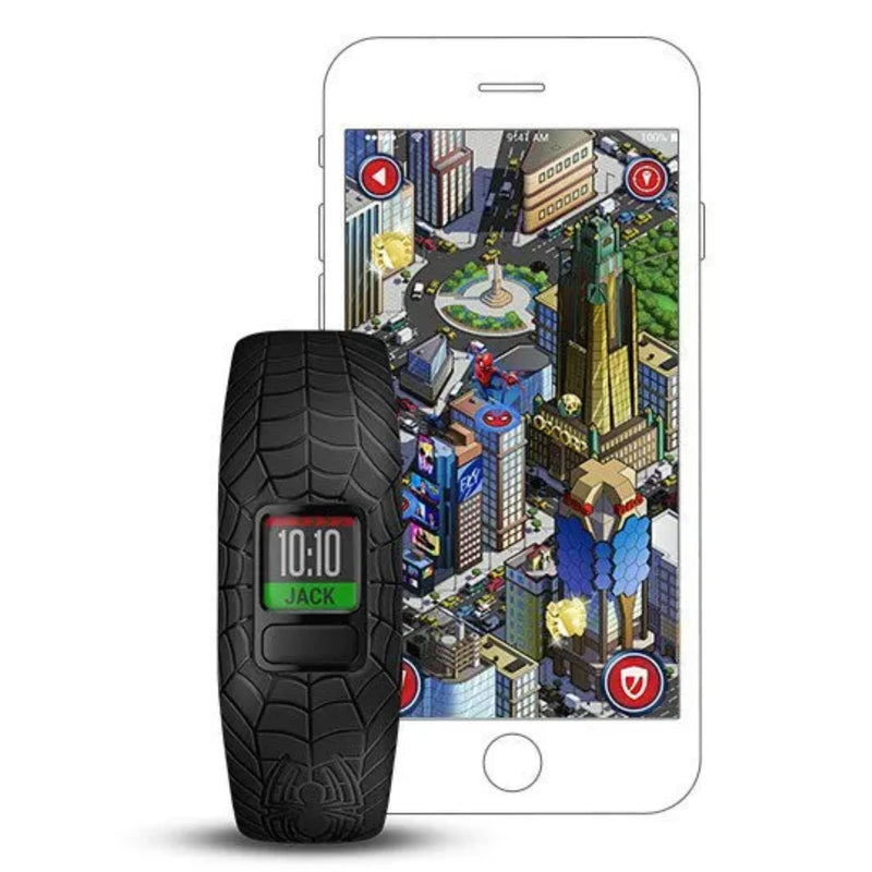 Garmin vivofit Jr 2, Marvel Spider-Man, Black