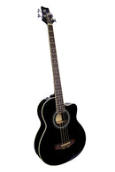 De Rosa GAB47 4 String Cutaway Acoustic-Electric Bass Guitar-BLACK