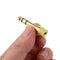 3.5mm Female to 6.5mm Male Jack Audio Plug Stereo Headphone Adaptor Converter Microphone Audio with 24K Gold Plated