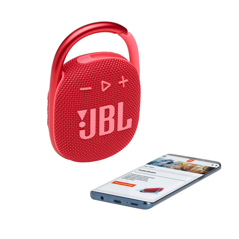 JBL Clip 4 - Portable Mini Bluetooth Speaker - Red