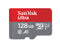 SanDisk 128GB Ultra microSDXC UHS-I Memory Card with Adapter - C10, U1, Full HD, A1, Micro SD Card - SDSQUAR-128G-GN6MA