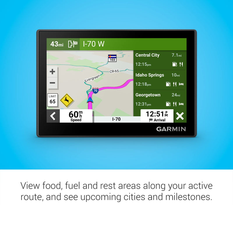 Garmin Drive 53 GPS Navigator, High-Resolution Touchscreen, Simple On-Screen Menus and Easy-to-See Maps, Driver Alerts