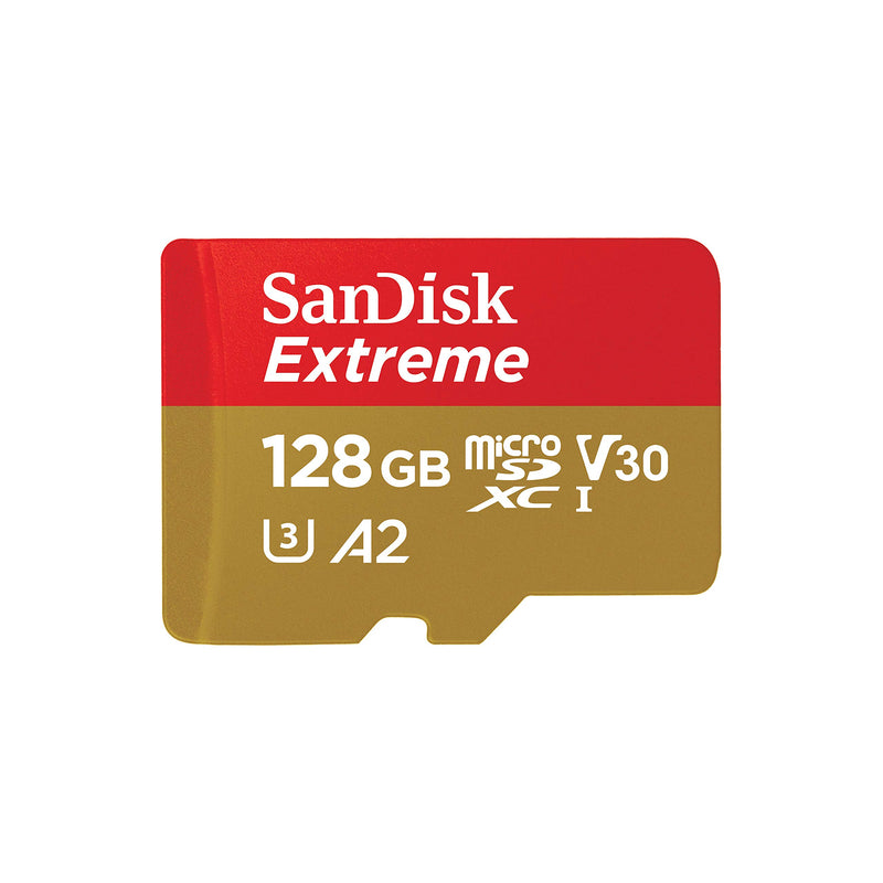 SanDisk 128GB Extreme MicroSDXC UHS-I, Memory Card for Mobile Gaming, Nintendo Switch, GoPro Hero - C10, U3, V30, 4K, A2, MicroSD Card SDXC - SDSQXA1-128G-GN6MA